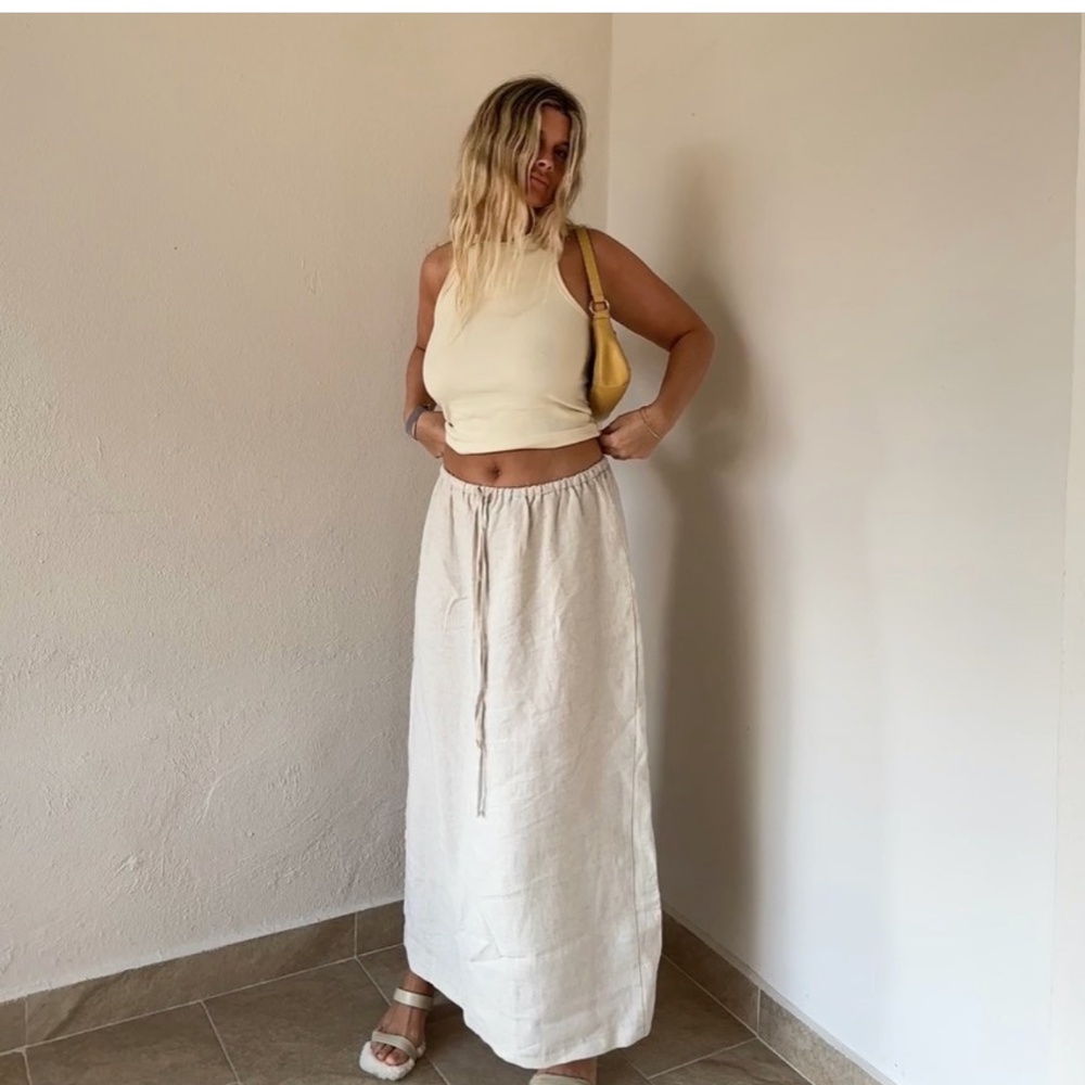 Boheme Goods Linen Skirt